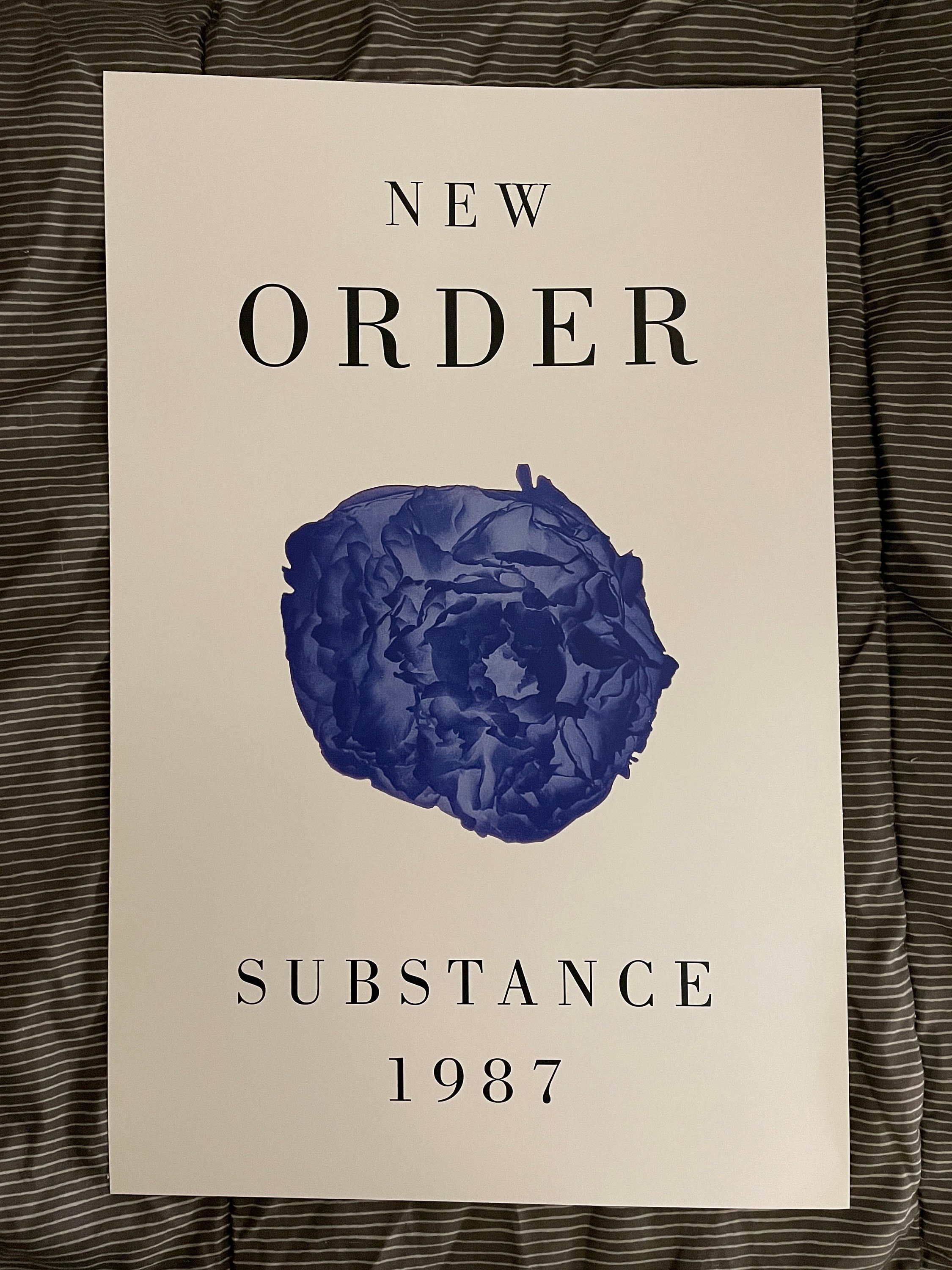 新品未使用　new order ライブ　2018 ポスター　オフィシャル　限定品 新品未使用 new order ライブ 2018 ポスター オフィシャル 限定