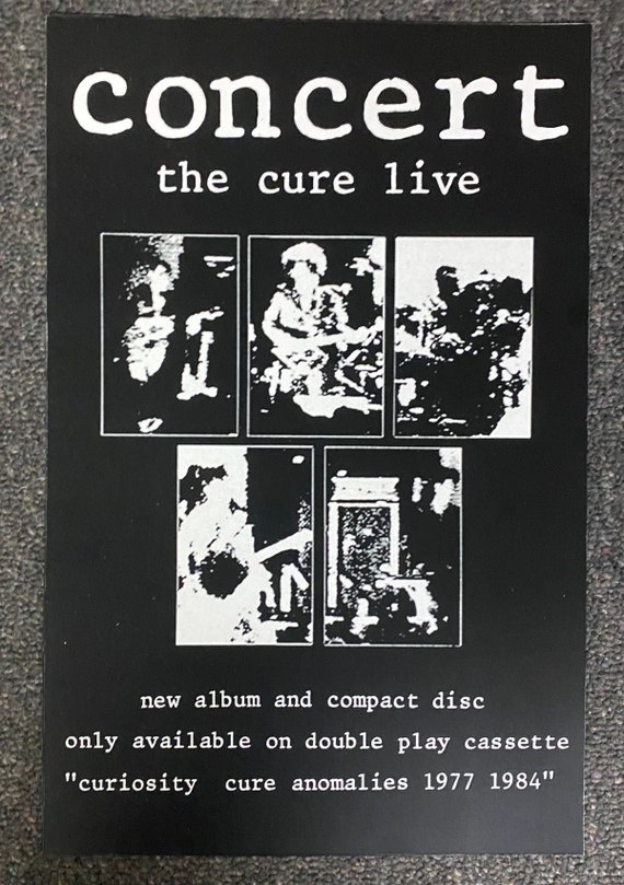 The Cure - Concert Live - 11x17 Poster Print - Etsy