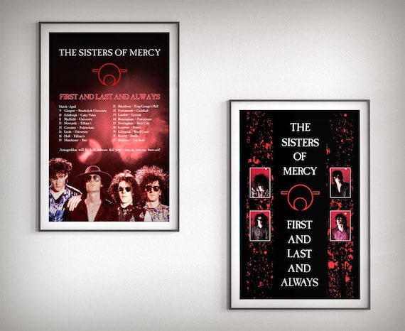 The Sisters of Mercy - First and Last and Always - 11x17 Poster The Sisters of Mercy - First and Last and Always - 11x17 Poster