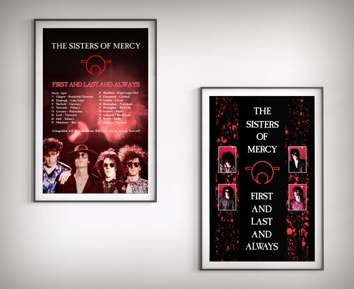 The Sisters of Mercy - First and Last and Always - 11x17 Poster