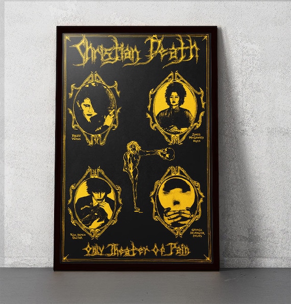 Christian Death - Only Theater of Pain - 11x17 Poster Print - Etsy