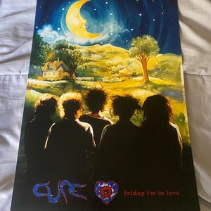 The Cure - Friday I'm in Love - 11x17 Poster Print - Etsy