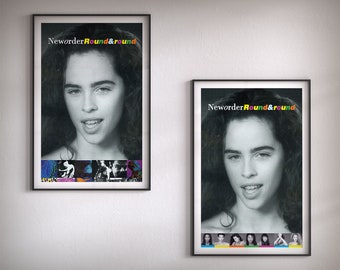 New Order - Round and Round - 11x17 Poster Print
