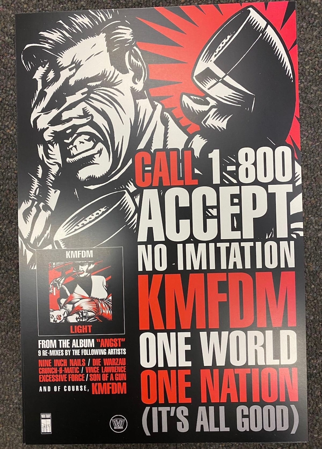 KMFDM Light 11x17 Poster Print Etsy