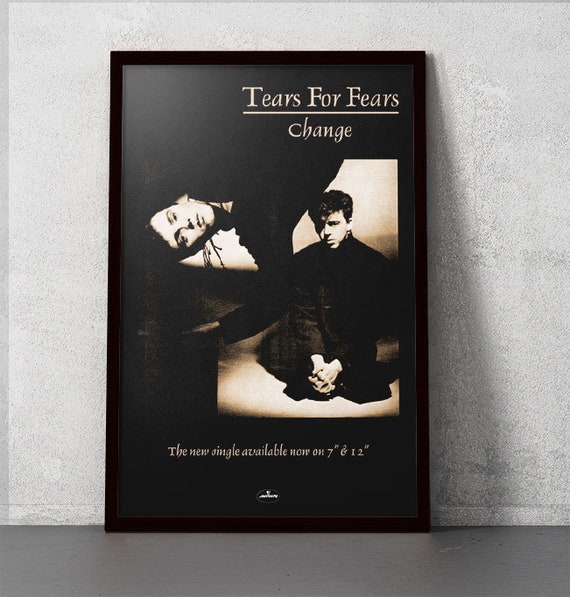 Tears for Fears - Change - 11x17 Poster Print - Etsy Canada