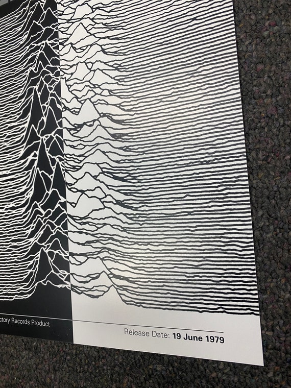 Joy Division - Unknown Pleasures - 11x17 Poster Print - Etsy 日本