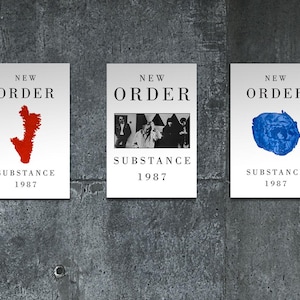 New Order - Substance 1987 - 11x17 Poster Print