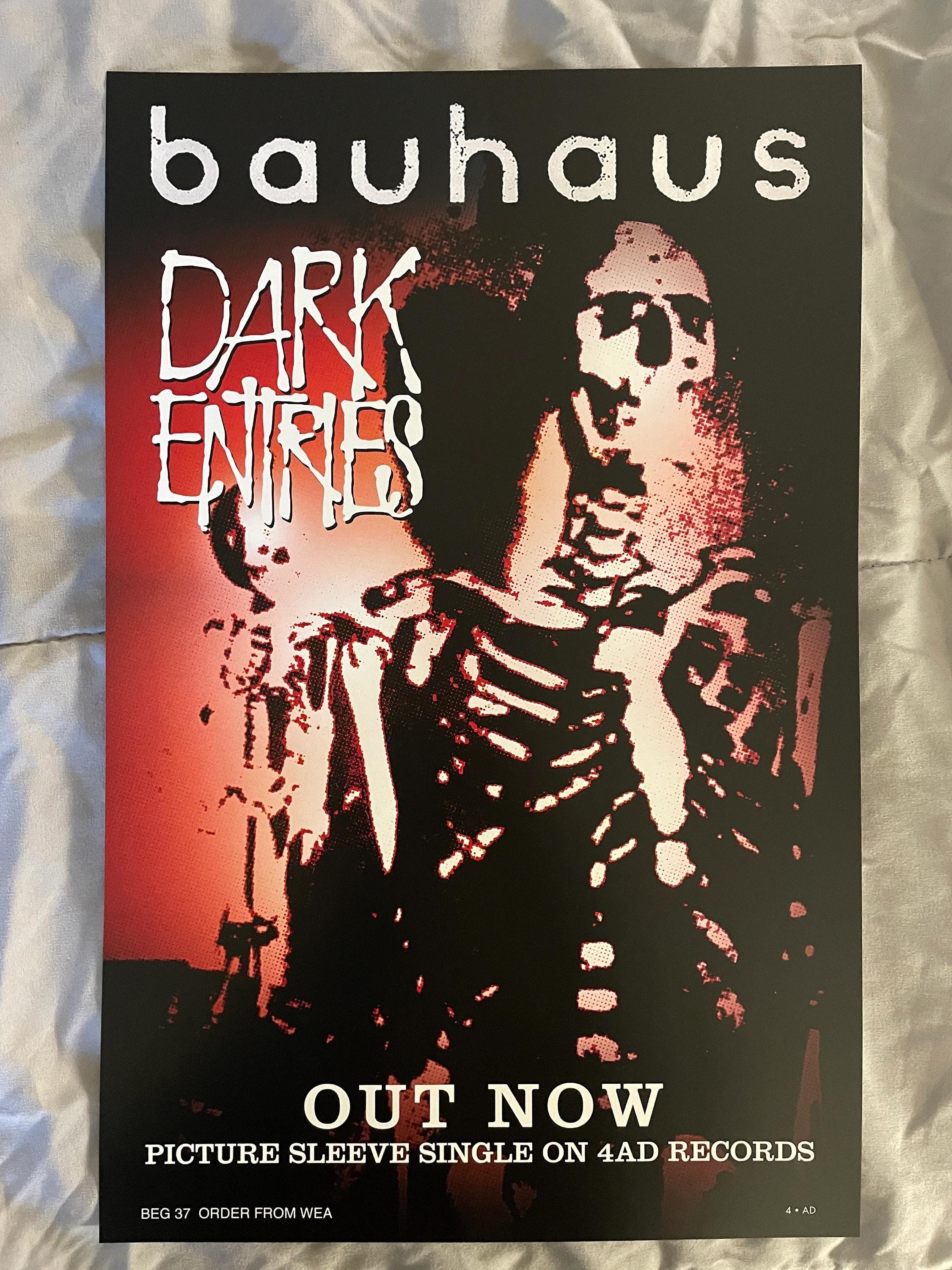 Bauhaus - Dark Entries - 11x17 Poster Print - Etsy