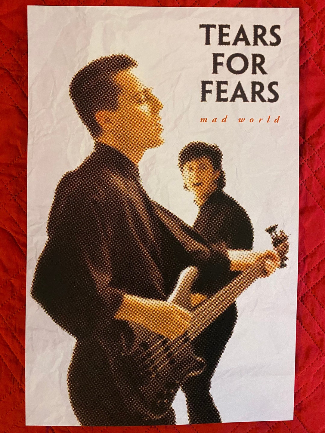 Tears for Fears Mad World 11x17 Poster Print Etsy