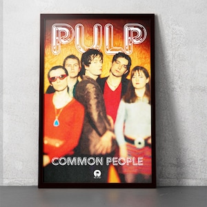 Pulp - Common People - 11x17 Poster Print