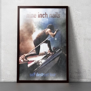 Nine Inch Nails - Self Destruct Tour - 11x17 Poster Print