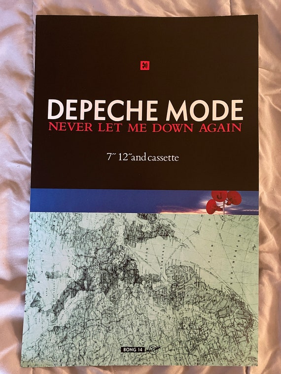 Depeche Mode - Never Let Me Down - 11x17 Poster Print - Etsy