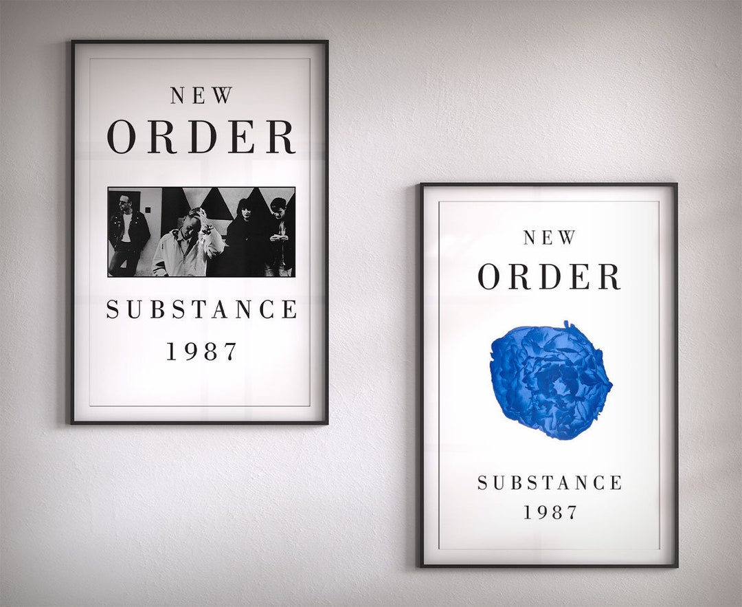 New Order Substance 1987 11x17 Poster Print Etsy