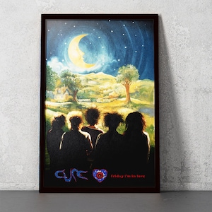 The Cure - Friday I&#39;m In Love - 11x17 Poster Print