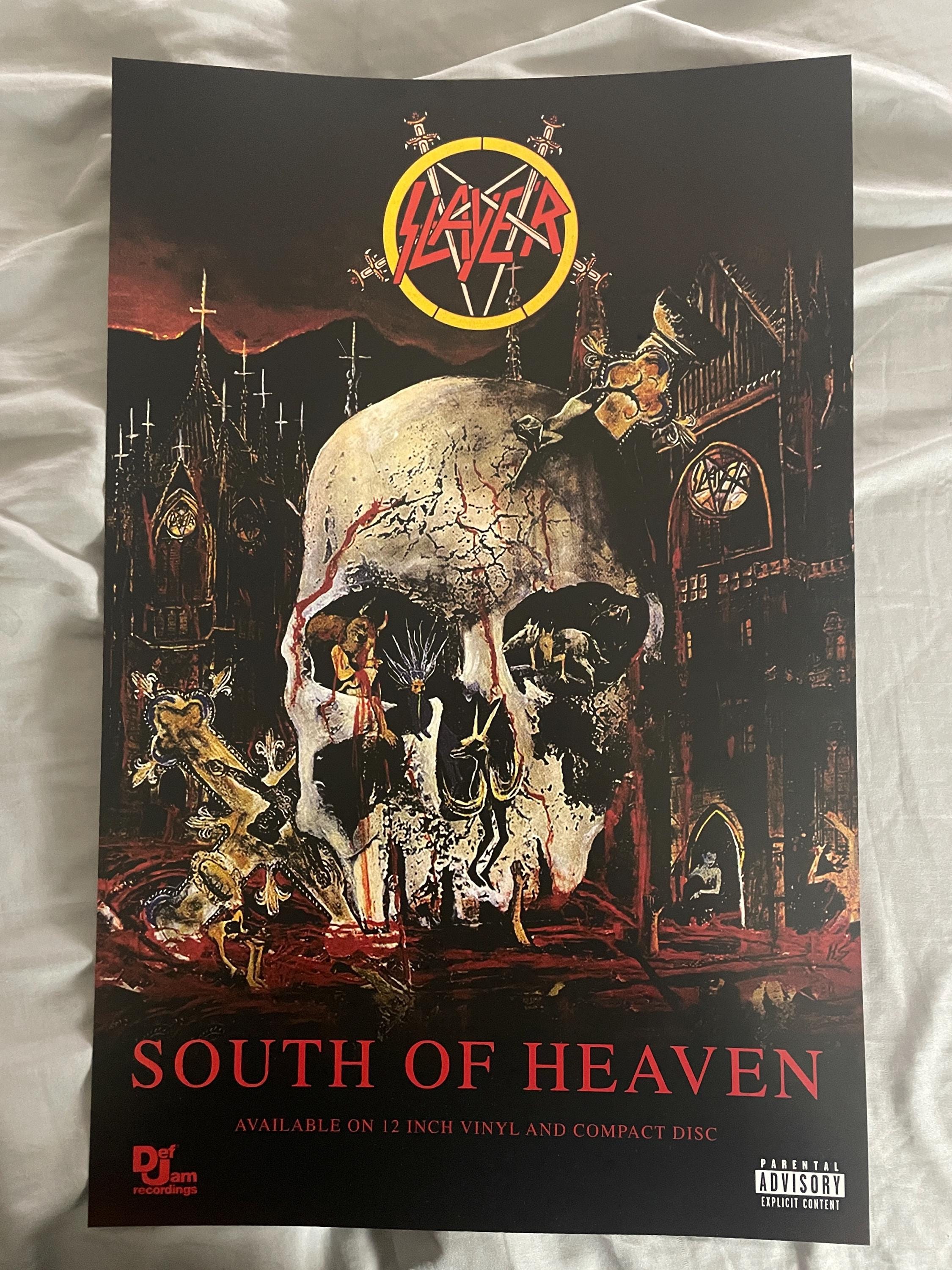 Slayer - South of Heaven - 11x17 Poster Print - Etsy