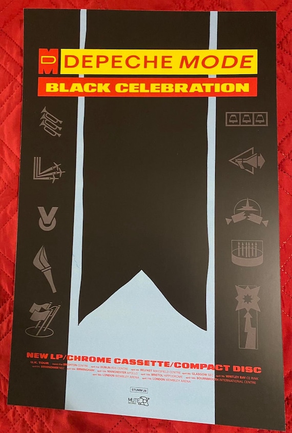 デペッシュモード　ブラック セレブレーション　ツアーパンフレット デペッシュモード ブラック セレブレーション ツアーパンフレット