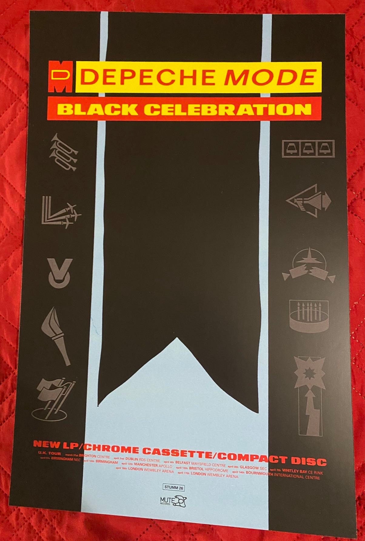 Depeche Mode - Black Celebration - 11x17 Poster Print - Etsy