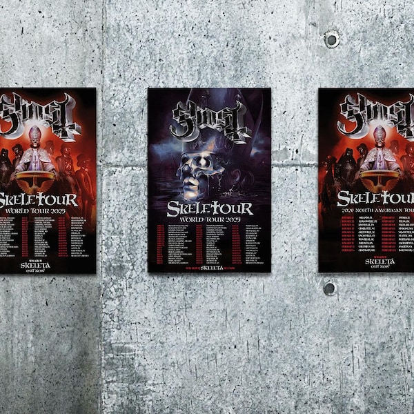 Ghost - Skeletour - 11x17 Poster Print