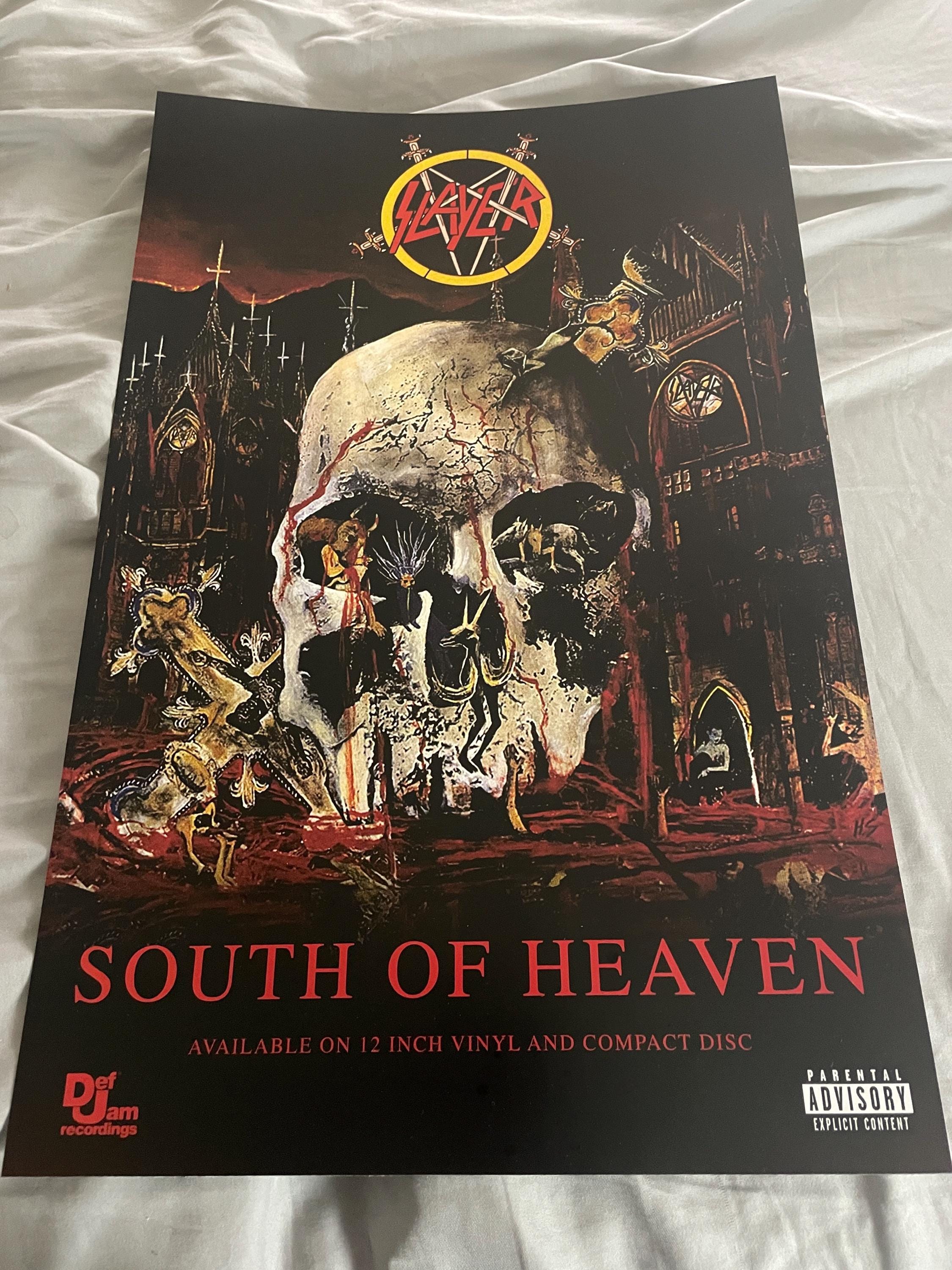 Slayer - South of Heaven - 11x17 Poster Print - Etsy