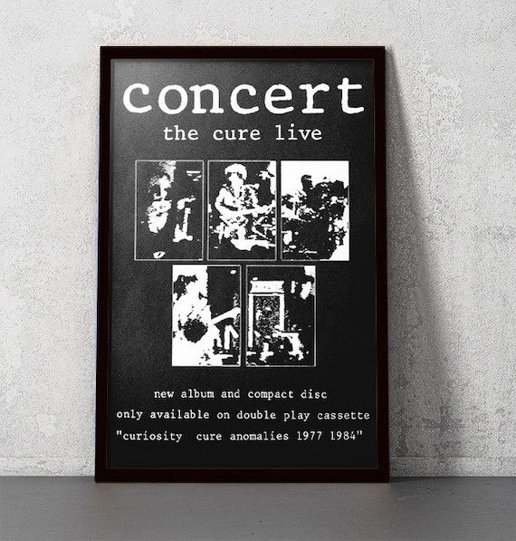 The Cure - Concert Live - 11x17 Poster Print - Etsy