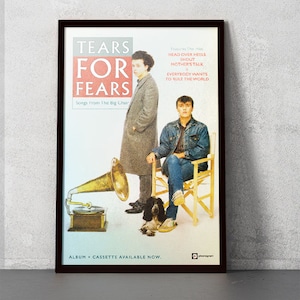 Tears For Fears - Songs from the Big Chair - 11x17 Poster Print