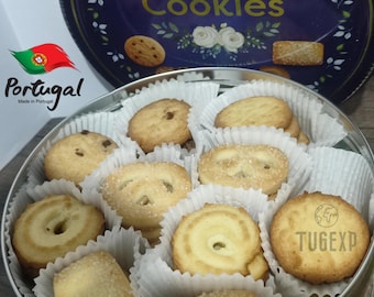 Portugal Luxury Butter Cookies Biscuits Assortment Tin 454g - 1 pound