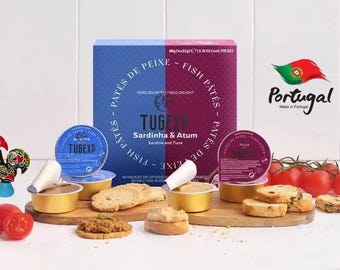 20 x 22g Portugal Cans Sardine Spread Fish Pate Paste Portuguese Pate