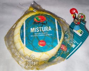 Cured Cheese Azores Portugal 200g Portuguese Mixed Cheese Cow Goat Sheep