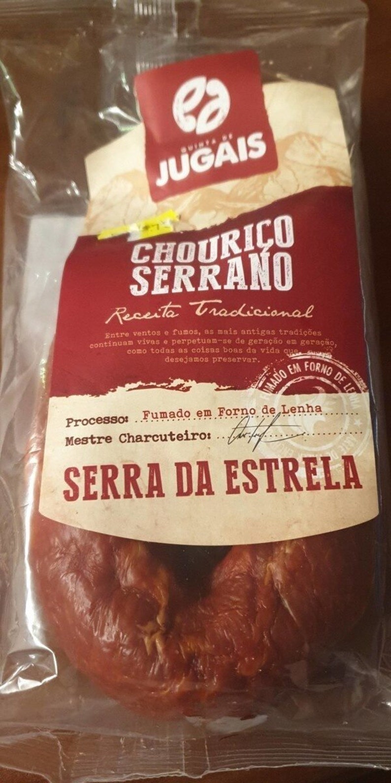 Chorizo Serra Estrela Dry Cured Natural Traditional Sausage Delicious Portugal Saucisson image 2