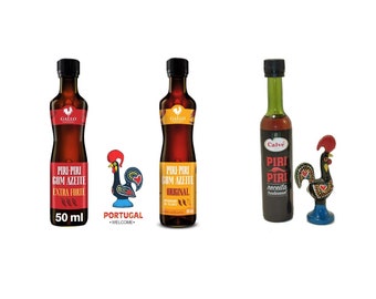3x Portugal hete piri piri-saus met olijfolie Gallo Extra Strong & Calve 3 x 50 ml