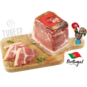 Cured Portugal Ham 500g (17.63 Oz) Vacuum Sealed Boneless Cured Pork Meat