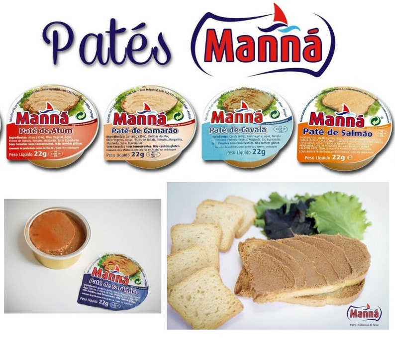 20 X 22g Portugal Cans Sardine Spread Manná Fish Pate Paste Portuguese