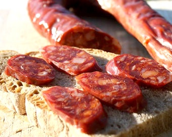 Chorizo Serra Estrela Traditional Sausage Delicious Extra Meat Portugal Saucisson