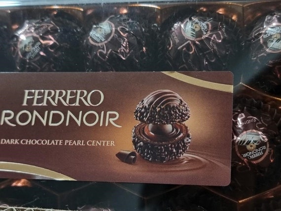 Ferrero Rocher Rondnoir Pralines au chocolat noir 138 g 4,86 oz Coffret  cadeau de Noël -  France