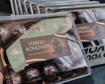 Ferrero Rocher Rondnoir Bombones de chocolate oscuro 138 g 4,86 oz Caja de regalo de Navidad