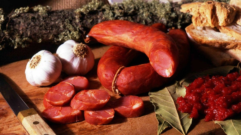 Chorizo Serra Estrela Dry Cured Natural Traditional Sausage Delicious Portugal Saucisson image 8