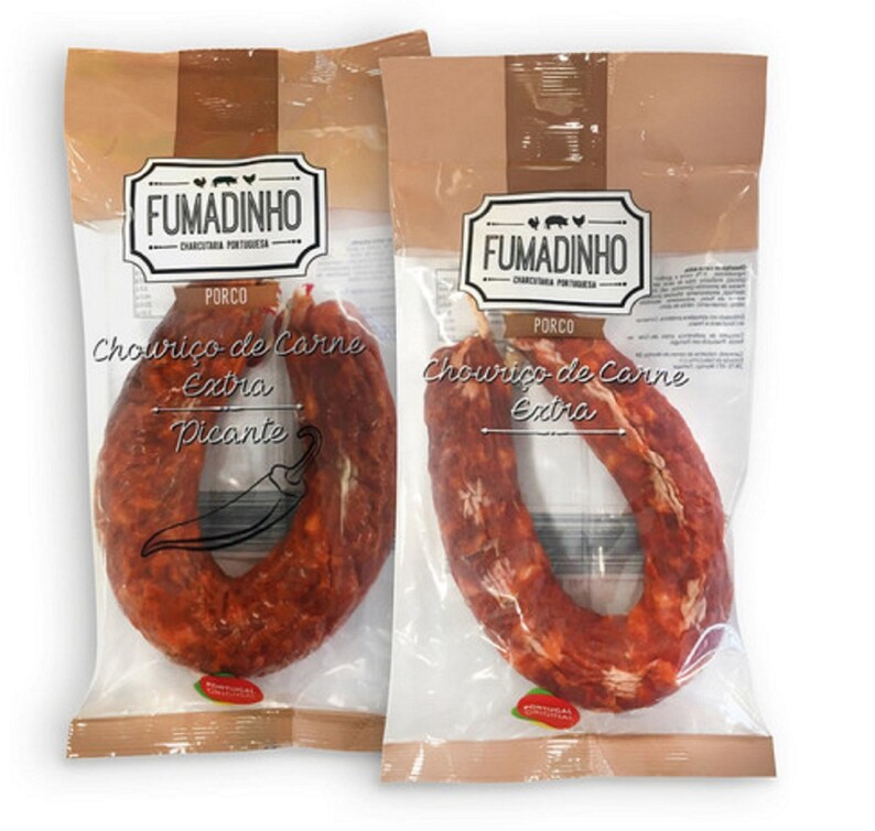Chorizo Traditional Portuguese Sausage Extra Meat Portugal Tradicional