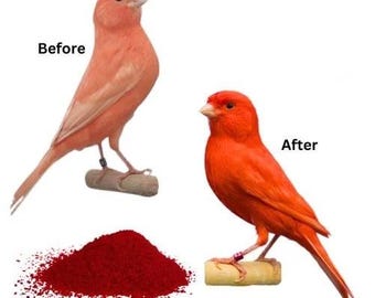 Red Factor Feather Pigment for Birds Canary with Red Factor 50g - 1.76Oz
