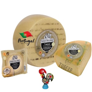 Queijo dos Açores, Ilha de São Jorge, Maturação de 7 Meses, 300g (10,58 oz), Portugal.