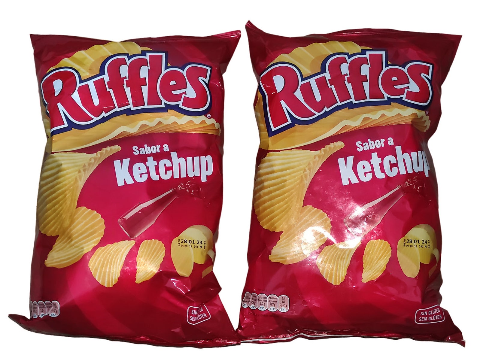 Ruffles Chips Ketchup 2x150g 10.6 Oz Corrugated Crisp Potato Etsy