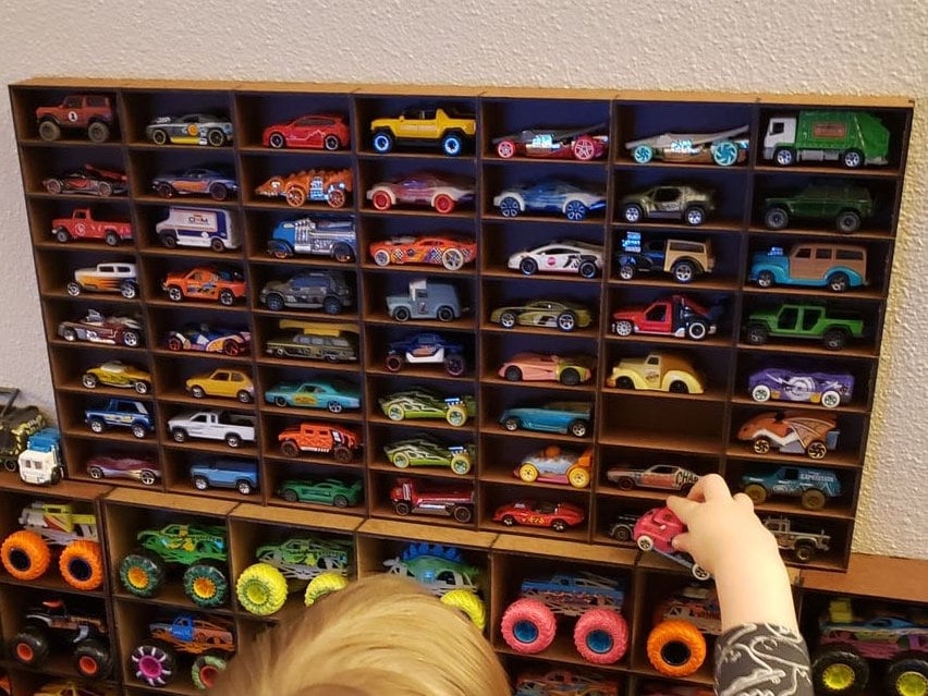 DIY 56 164 Diecast Car Display Case Kit With Mounting Holes Etsy