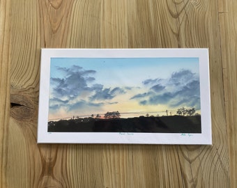 Austin Kunstdruck - Plazider Sonnenaufgang