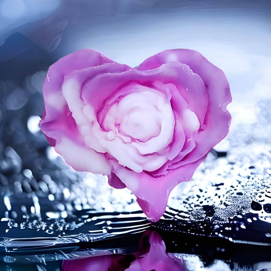 Heart Shape Rose Melt for Valentine's Day/ Rose Melts/ Etsy