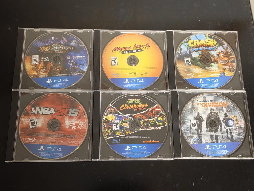 Playstation 4 Games Disc Only - Choose Your Games! - Etsy