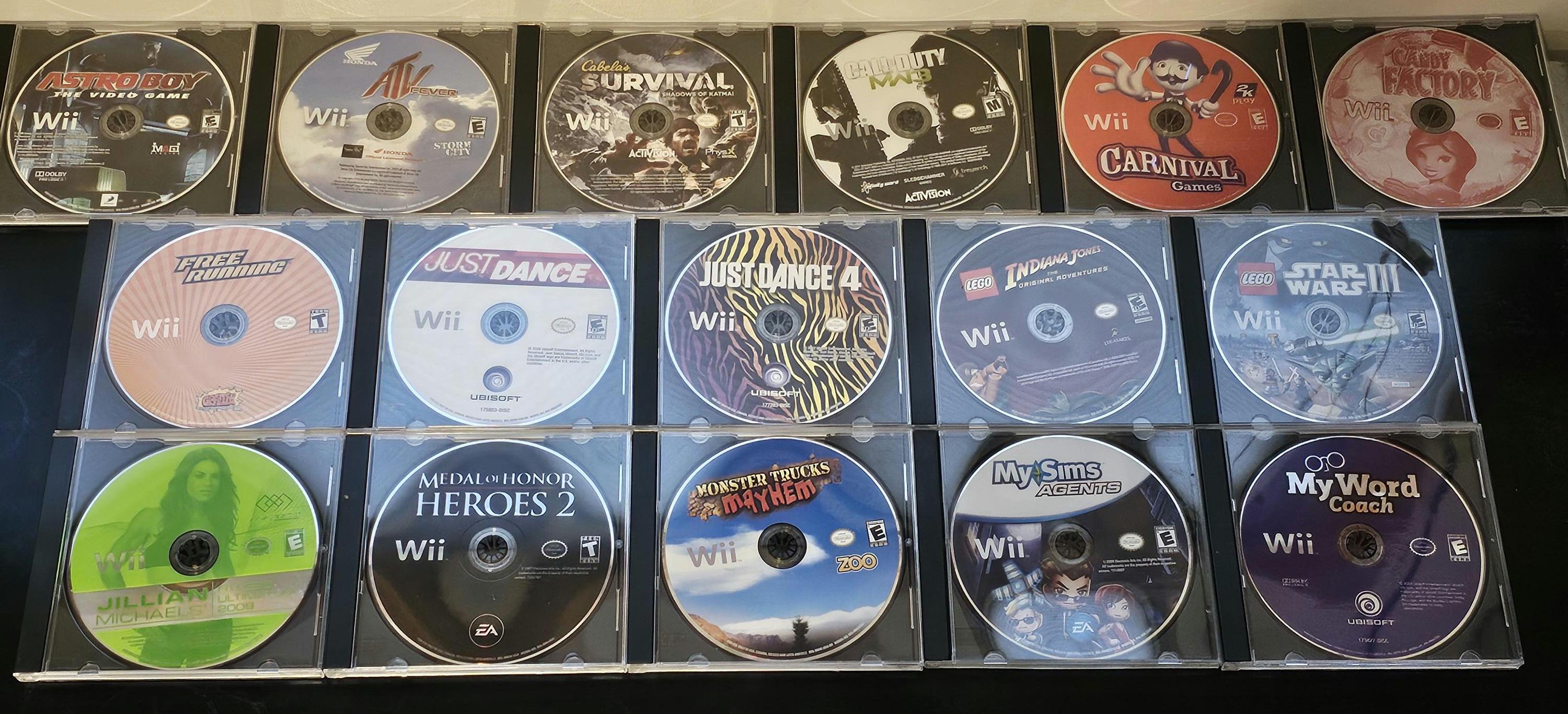 Wii Games Disc Only (titles A-M) - Choose Your Games! - Etsy