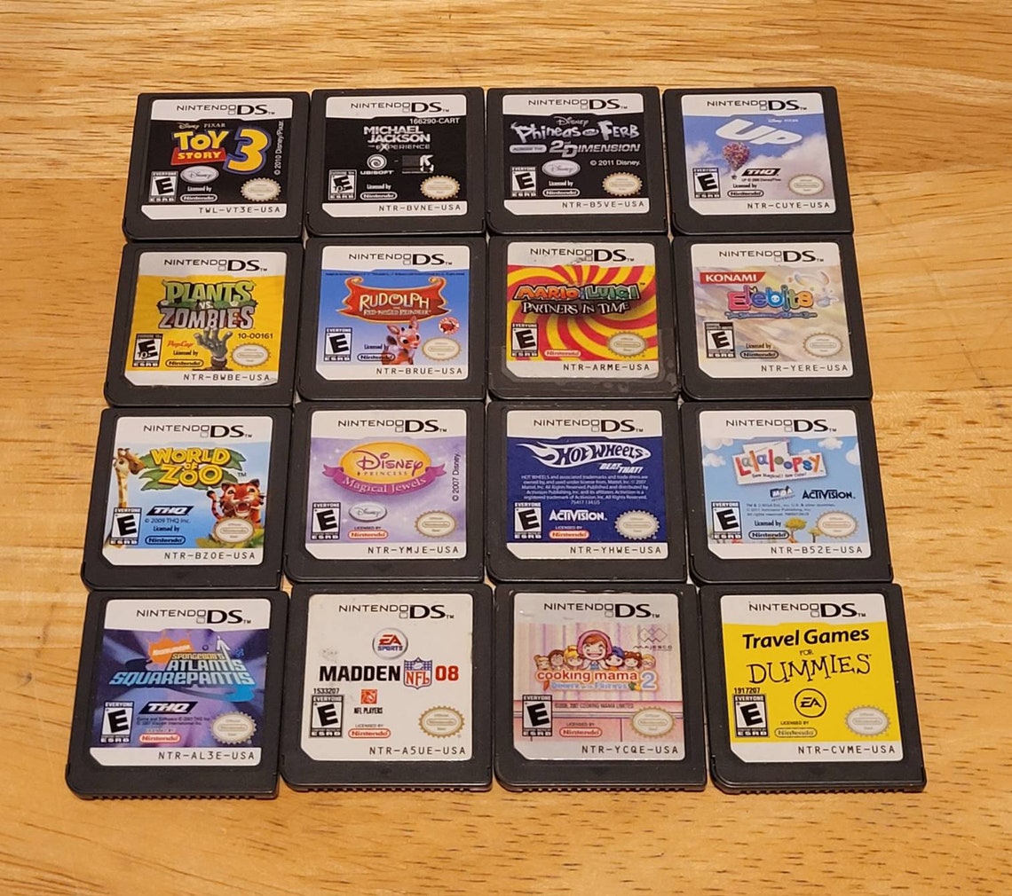 Nintendo DS Games Choose Your Games Etsy