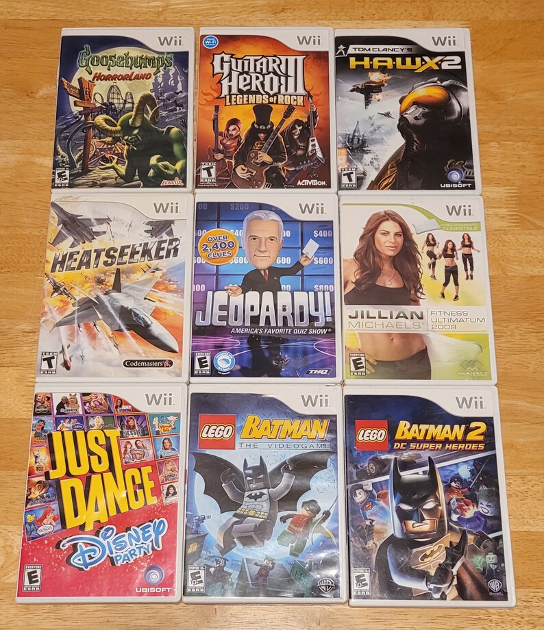 Nintendo Wii Games Choose Your Games Etsy