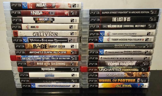 Playstation 3 Games (titles N-Z) - Choose Your Games! - Etsy