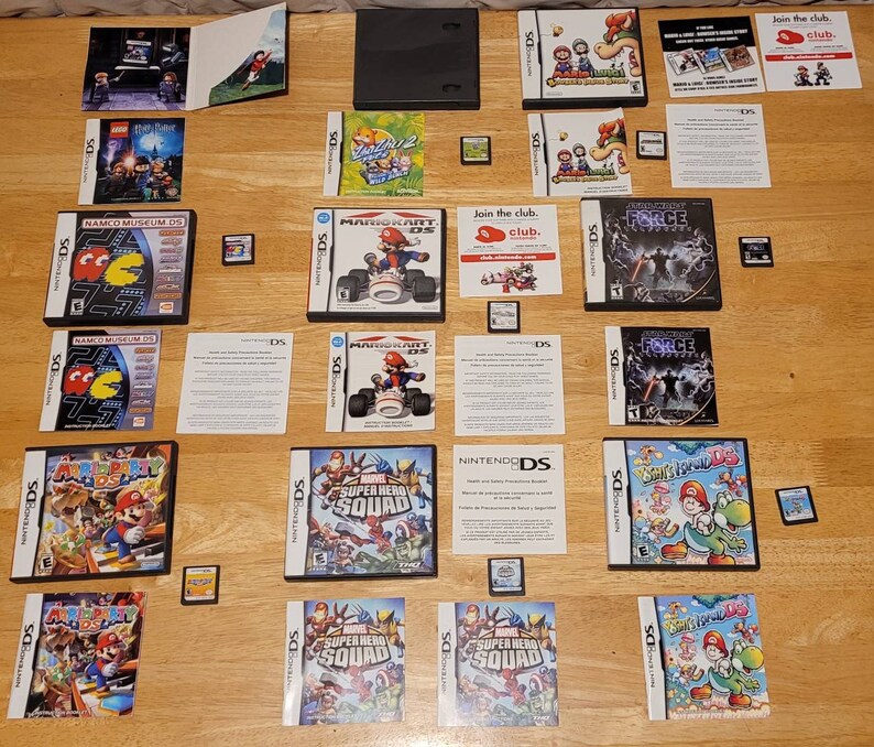 Nintendo DS Games Choose Your Games Etsy