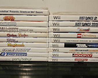 Wii Games (Titles A-M)- Choose your games!